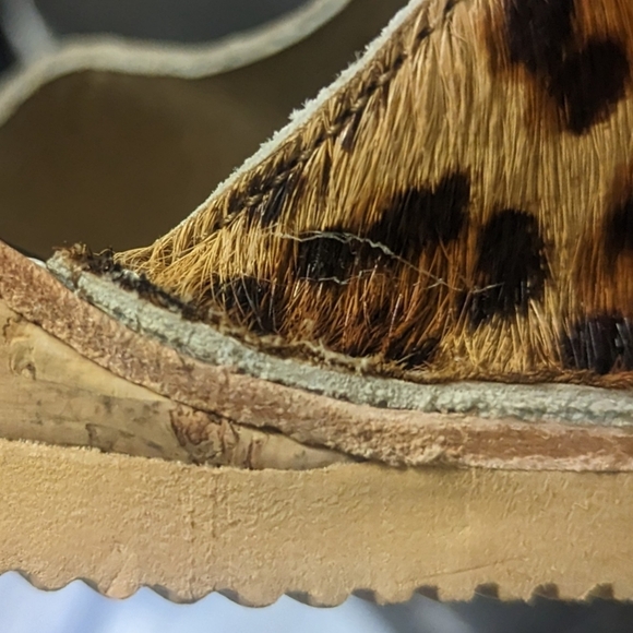 CALAXINI Bliss Boutique Cheetah Print Platform Sandal Size 7 - Picture 9 of 11